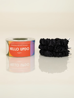Flora Silk Scrunchies