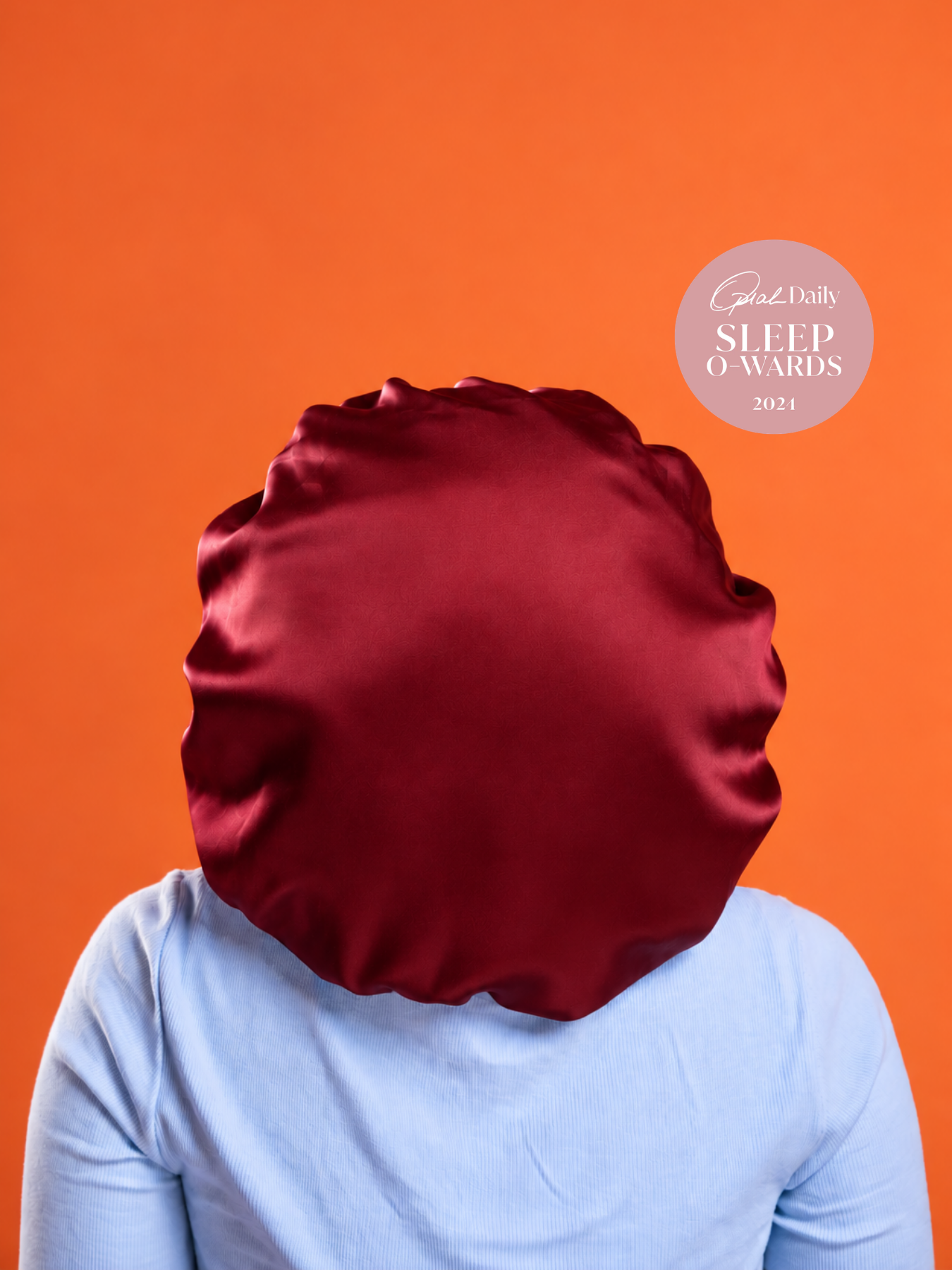Burgundy Silk Bonnet