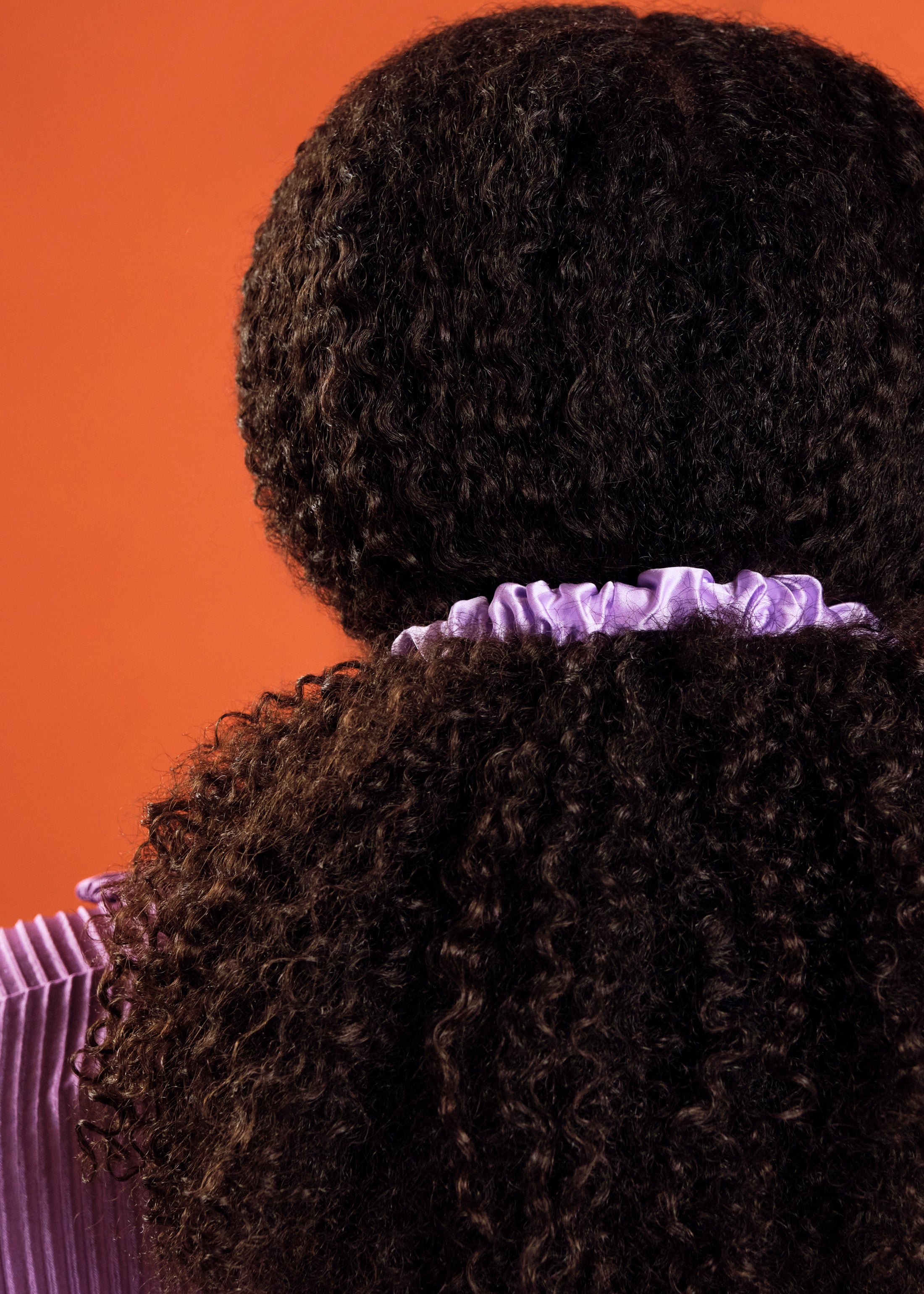 Silk Scrunchies - Lilac